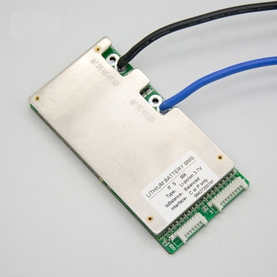 50A BMS cho pin Lithium Ion 17 giây 60V với điều khiển nhiệt độ Bảng bảo vệ Pcm Pcb Xe đạp điện Ebike