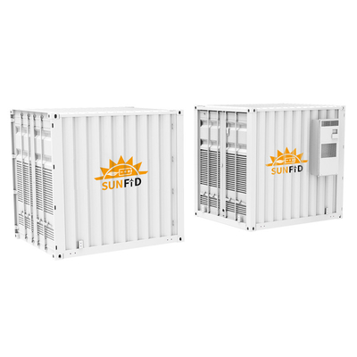0,5MW trên lưới ngoài lưới Hệ thống năng lượng mặt trời 1MWH ESS Container Lifepo4 IP65 Ngoài trời