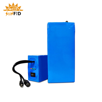 Bộ pin Lithium có thể sạc lại 12V 20Ah 18650 cho Hệ thống năng lượng mặt trời Đèn LED bảng điều khiển