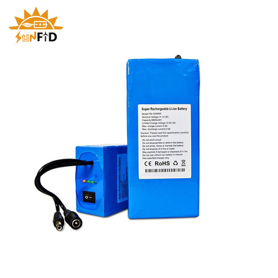 Bộ pin Lithium có thể sạc lại 12V 20Ah 18650 cho Hệ thống năng lượng mặt trời Đèn LED bảng điều khiển
