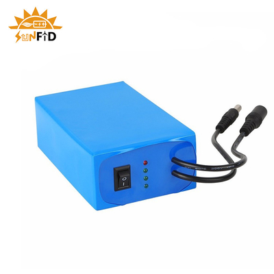 Bộ pin Lithium có thể sạc lại 12V 20Ah 18650 cho Hệ thống năng lượng mặt trời Đèn LED bảng điều khiển