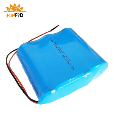 Bộ pin Lithium LiFePO4 1500mAh 9.6V 18650 có thể sạc lại cho nguồn điện di động ngoài trời