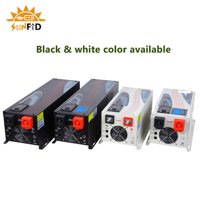 6000W DC đến AC Pure Sine Wave Power Inverter 24V 48V 120 240V với màn hình LCD
