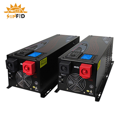 24V 240V 10000 Watt Pure Sine Wave Inverter 48V 120V với bộ sạc AC