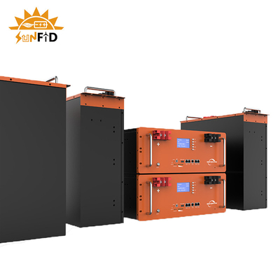 Bộ lưu trữ pin 10kwh 400ah cho hệ thống năng lượng mặt trời gia đình Hệ thống lưu trữ bảng điều khiển năng lượng mặt trời Lifepo4 300ah