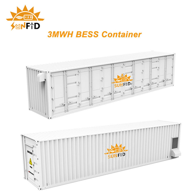 Hệ thống lưu trữ năng lượng container 3MWH 20Ft, Hệ thống lưu trữ pin thương mại BESS