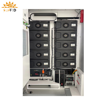 215KWH pin tích hợp điện mặt trời Cabinet Hệ thống lưu trữ năng lượng thương mại và công nghiệp