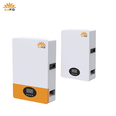 Hệ thống pin gia đình 10KWh Thời gian chu kỳ dài 51.2V LiFePO4 Bộ pin gắn tường