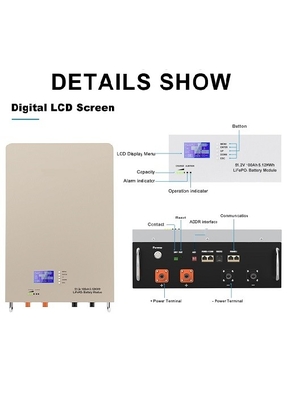 Pin LiFePO4 Powerwall Lithium 48V 100ah 5KWh Treo tường