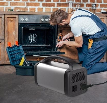 Tất cả trong một Trạm điện di động ngoài trời AC 220V 100V 800W 500W 756W Năng lượng mặt trời để cắm trại