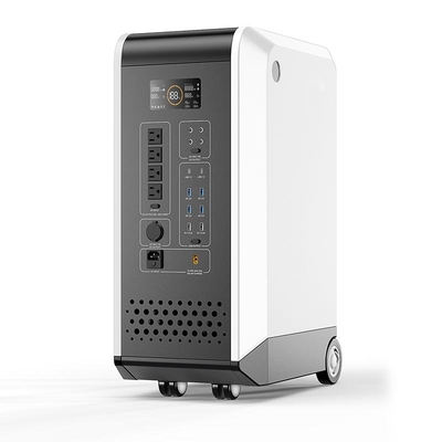 Trạm năng lượng mặt trời Máy phát điện di động LiFePO4 2000w Ngân hàng điện