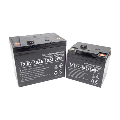 Pin thay thế Lifepo4 SLA có thể sạc lại 80Ah 12.8V cho điện
