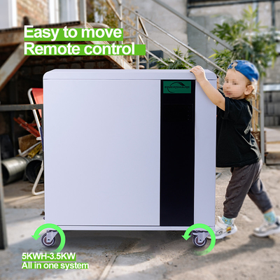 Hệ thống lưu trữ năng lượng dân dụng 7,5KWH Pin Lithium tất cả trong một 5KWH