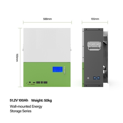 Hệ thống lưu trữ năng lượng khu dân cư Rack Mount 48v 100ah Pin Lifepo4 Hệ thống lưu trữ năng lượng tại nhà