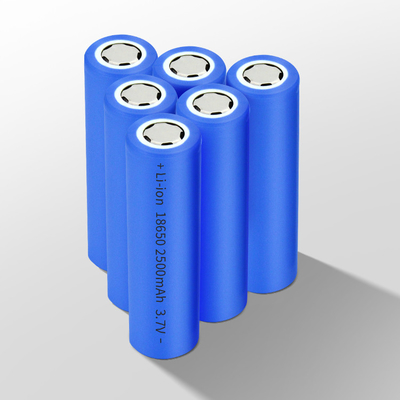 Tế bào pin 2500mAh Lifepo4 25R có thể sạc lại 3.7V hình trụ 18650