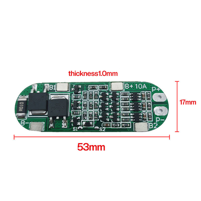 Pin Lithium Pylontech 18650 Bms 3s 12V 10amp 11.1V Lifeo4