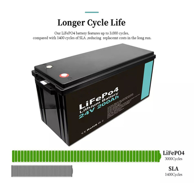 Pin Lithium Ion 200A UPS Lifepo4 12V cho Cắm trại theo dõi CCTV