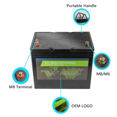 Pin Lithium 12.8V Campervan 100Ah Lifepo4 Bluetooth Tùy chọn
