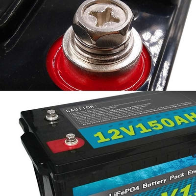 Lifepo4 Pin giải trí cho xe tải cắm trại 12V 150AH RV Hệ thống lưu trữ năng lượng mặt trời