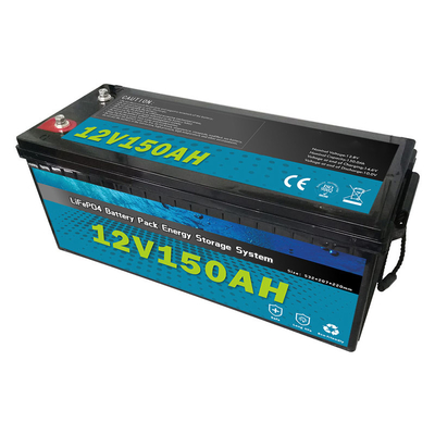 Lifepo4 Pin giải trí cho xe tải cắm trại 12V 150AH RV Hệ thống lưu trữ năng lượng mặt trời