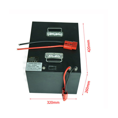 Pin 48V Lithium Campervan 100AH ​​RV AGV Máy chà sàn xe hơi Golf Xe chu kỳ sâu Pin