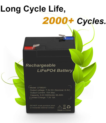 Pin Lithium xe máy 6V 6Ah Lifepo4 Talentcell có thể sạc lại