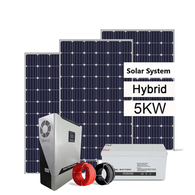 Hệ thống năng lượng mặt trời kết hợp tắt lưới 3KW 5KW 8KW 10KW có pin